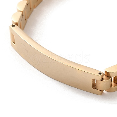 304 Stainless Steel Bracelets BJEW-I129-I-G-1