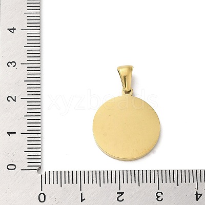 Ion Plating(IP) 304 Stainless Steel Pendants STAS-I204-O-G-1