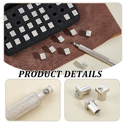 DIY Letter and Number Stamping Punch Tool Set TOOL-WH0164-02P-02-1