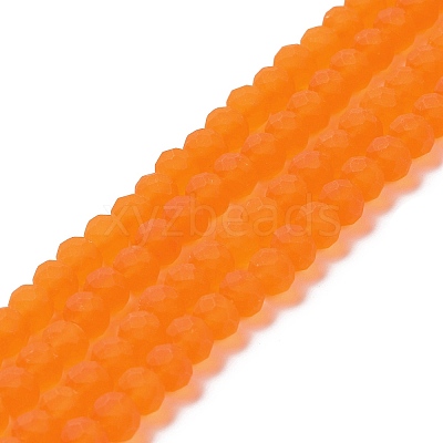 Transparent Glass Beads Strands EGLA-A034-T6mm-MD25-1