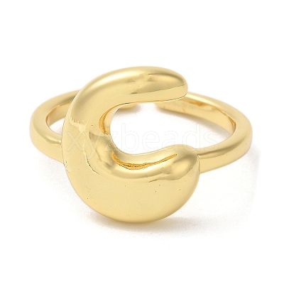 Brass Open Cuff Rings RJEW-U008-06C-G-1