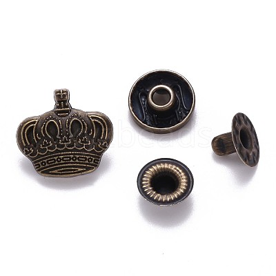 Brass Snap Buttons SNAP-S012-001-RS-1