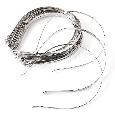 30Pcs 3 Styles Hair Accessories Iron Hair Band Findings OHAR-TA0001-08A-1