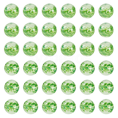 50Pcs Handmade Sand Lampwork Beads LAMP-TA0001-60B-1
