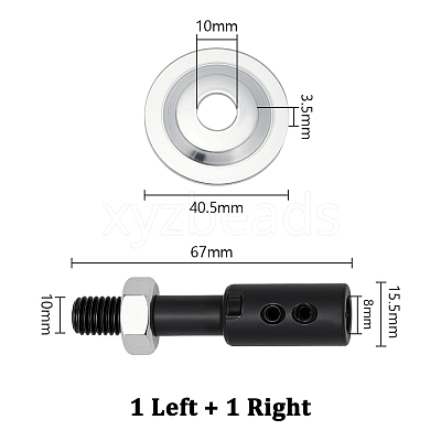 2 Bags 2 Styles Steel Spindle Adapters FIND-AR0006-44-1