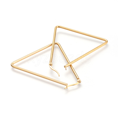 201 Stainless Steel Hoop Earrings EJEW-A052-02A-1