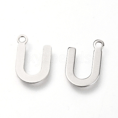 Non-Tarnish 201 Stainless Steel Charms X-STAS-C021-06P-U-1