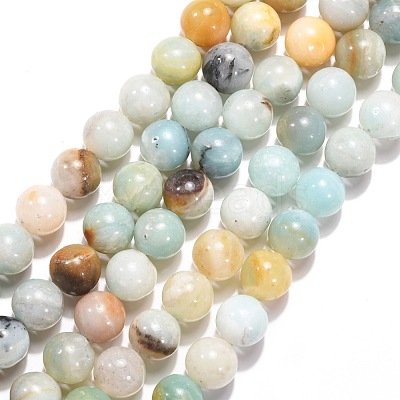 Natural Flower Amazonite Beads X-Z26N5017-1