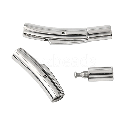 Tarnish Resistant 316 Surgical Stainless Steel Bayonet Clasps LS-STAS-I013-3mm-1