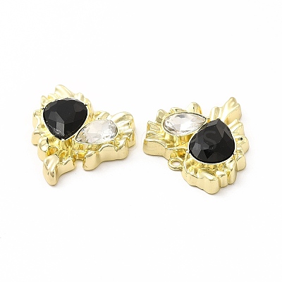 Rack Plating Alloy with Glass Pendants FIND-G051-05LG-01-1