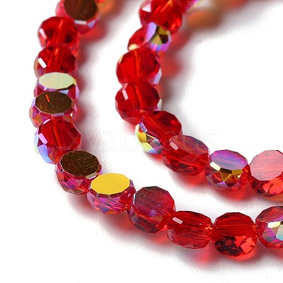 Transparent Electroplate Glass Beads Strands GLAA-Q099-I01-M02-1