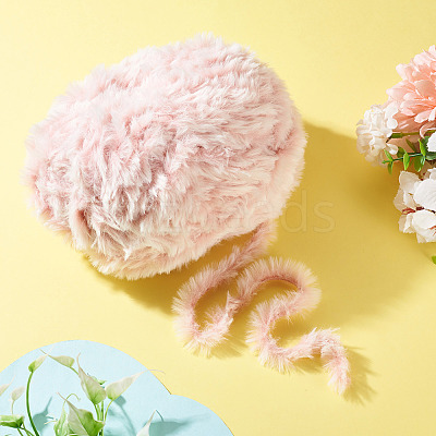 Super Bulky Imitation Fur Polyester Yarn OCOR-TAC0016-36A-1
