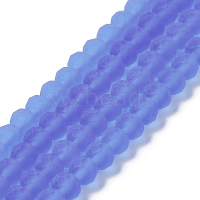 Transparent Glass Beads Strands EGLA-A034-T8mm-MD14-1