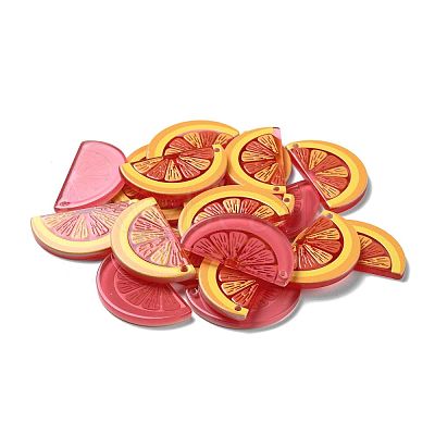 Translucent Acrylic Pendants TACR-T021-41B-1