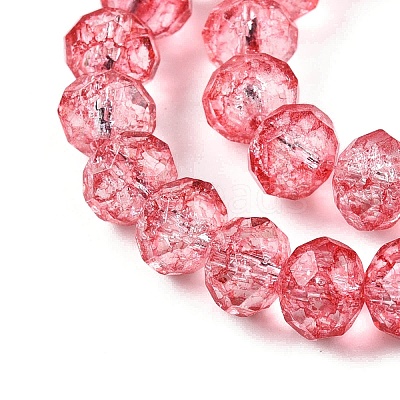 Transparent Glass Beads Strands GLAA-T023-6mm-A13-1