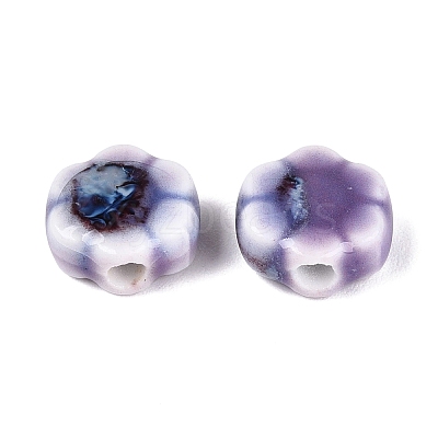 Vintage Handmade Porcelain Beads PORC-N013-25-23-1