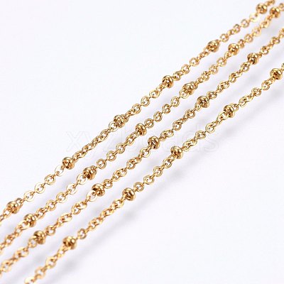 3.28 Feet 304 Stainless Steel Cable Chains X-CHS-I002-02G-1