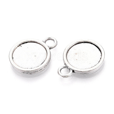 Tibetan Style Alloy Pendants Cabochon Settings PALLOY-N178-12AS-B-1