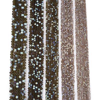 Transparent Glass Beads Strands EGLA-A044-T6mm-MB16-1