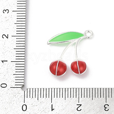 Alloy Enamel Pendants PALLOY-R151-43P-02-1