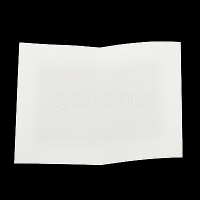 4Pcs 4 Styles Kraft Paper Greeting Cards AJEW-FS0001-29-1
