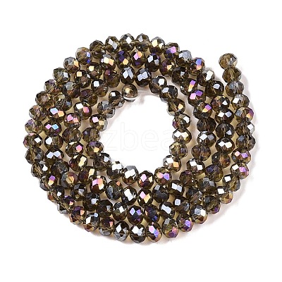Electroplate Glass Beads Strands EGLA-A034-T10mm-B19-1