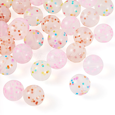 30Pcs 3 Colors Transparent Silicone Focal Beads SIL-TA0002-83-1