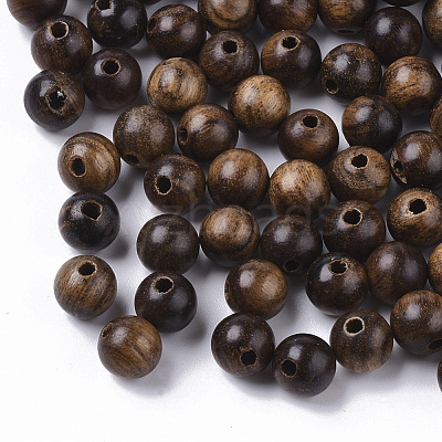 Natural Wood Beads WOOD-S666-6mm-03-1