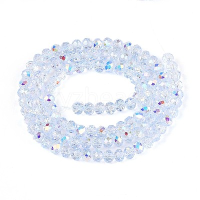 Transparent Glass Beads Strands EGLA-N016-4mm-02-1