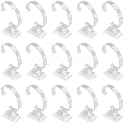 C Shaped ABS Plastic Single Bracelet Display Stands BDIS-WH20001-03A-1
