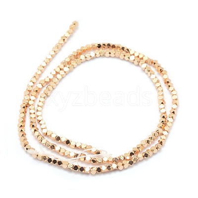 Electroplate Non-magnetic Synthetic Hematite Beads Strands G-L485-10A-LG-1