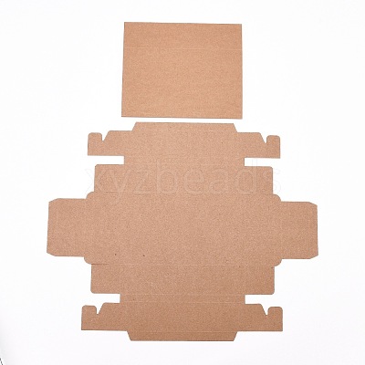 Kraft Paper Folding Box CON-WH0010-02D-A-1