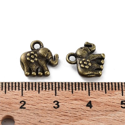 Tibetan Style Alloy Charms FIND-Q094-01AB-1