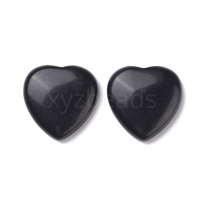 Natural Obsidian Cabochons G-P021-13-1