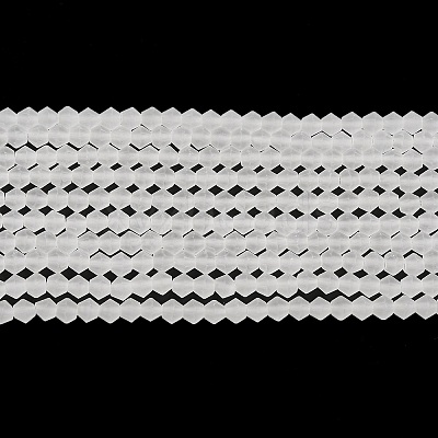 Imitate Austrian Crystal Frosted Glass Beads Strands EGLA-A039-T6mm-MD13-1