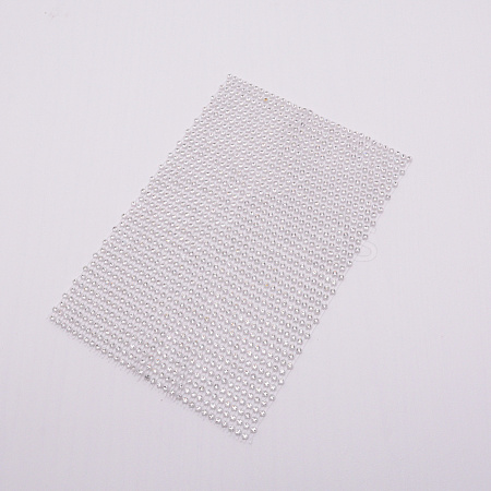 Plastic Elasticity Rhinestone Net KY-WH0020-86A-1