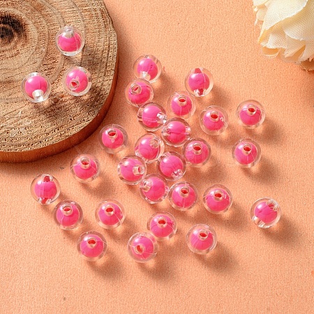 Transparent Acrylic Beads TACR-S135-002C-1