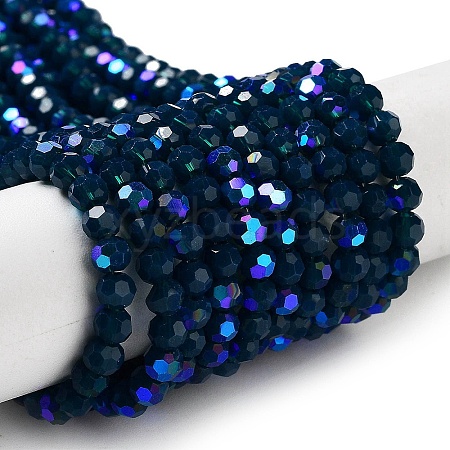 Opaque Glass Beads Strands EGLA-A035-P4mm-L19-1