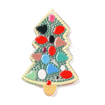 Christmas Theme Acrylic Pendants OACR-I010-07A-1