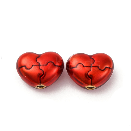 304 Stainless Steel Enamel Beads STAS-Q363-05A-G-1