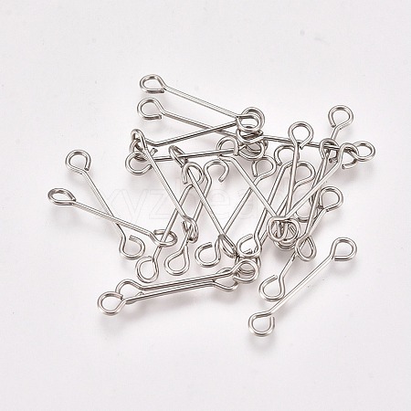Non-Tarnish 304 Stainless Steel Eye Pins LS-STAS-L247-007B-P-1