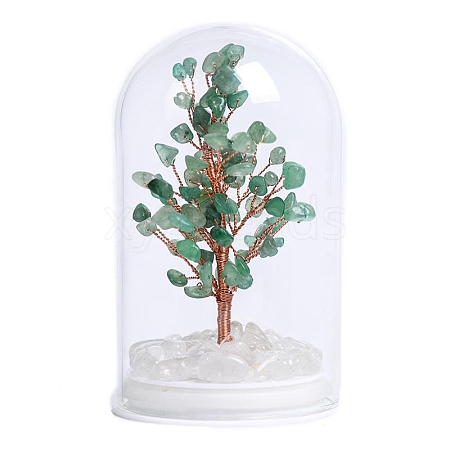 Natural Green Aventurine Tree of Life Decorations PW-WGF3F59-01-1