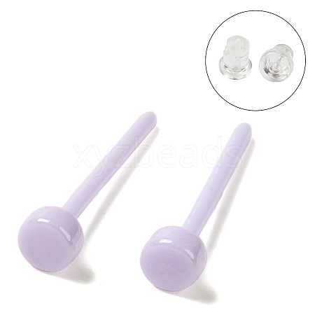 Hypoallergenic Bioceramics Zirconia Ceramic Stud Earrings EJEW-F340-05B-01-1