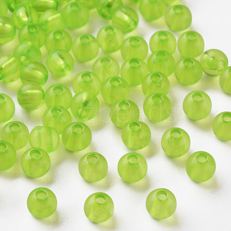 Transparent Acrylic Beads MACR-S370-A6mm-729-1