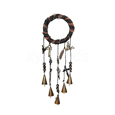 Rattan Witches Bell Wall Door Hanging PW-WG14259-01-1