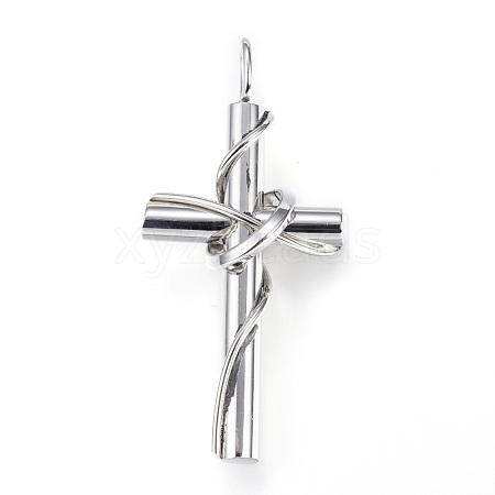 Tarnish Resistant 304 Stainless Steel Pendants STAS-H329-51B-1
