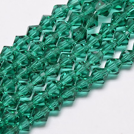 Imitation Austrian Crystal 5301 Bicone Beads X-GLAA-S026-6mm-08-1