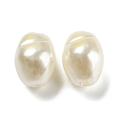 ABS Plastic Imitation Pearl Bead KY-C017-15-1