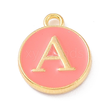 Golden Plated Alloy Enamel Charms LS-ENAM-Q437-11A-1