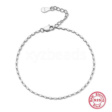 Anti-Tarnish 925 Sterling Silver Link Bracelets for Women MN6877-2-1